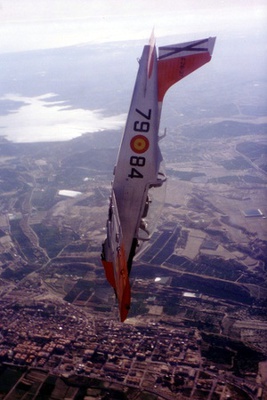 Un servidor volaba este día dentro de este inmortalizado avión