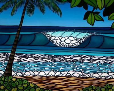 Surf art by Heather Brown