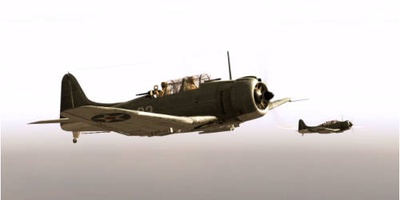 Simulador IL2 Sturmovik 1946 (mod) - Captura de dos SBD-3 Dauntless realizada por PA_Willy