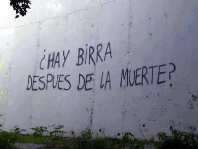¿Hay birra detrás de la muerte?